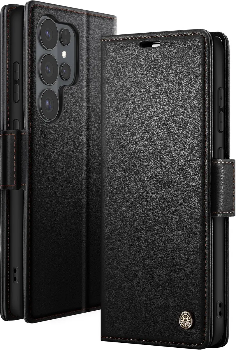 Caseme Etui Galaxy S26 Ultra Anti-RFID Zwart - FOLIO-KAZME-BK-S26U