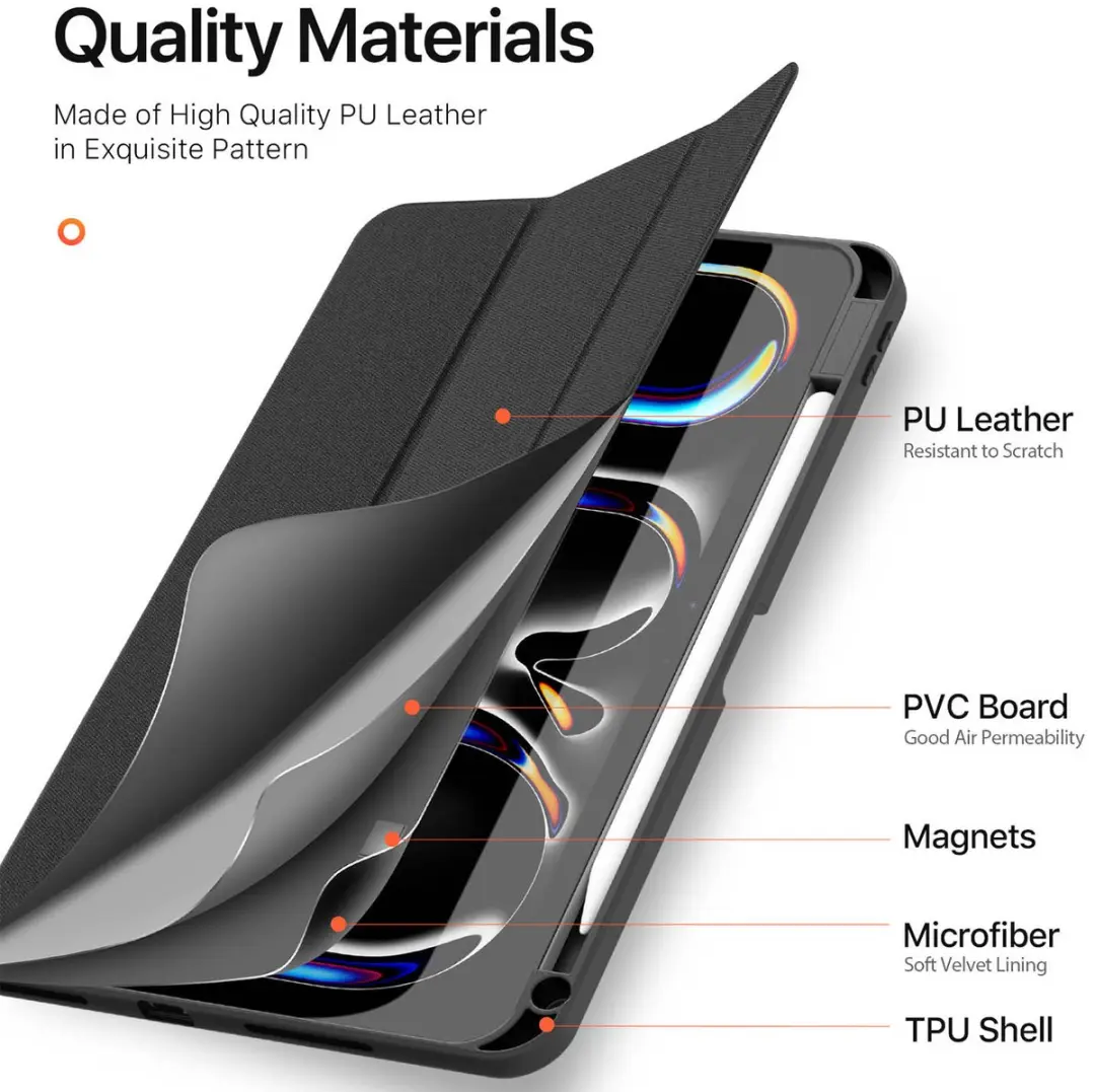 Dux Ducis SH00075526 Tablethoes - Apple iPad Pro 11 - Zwart - afbeelding 6 van 6