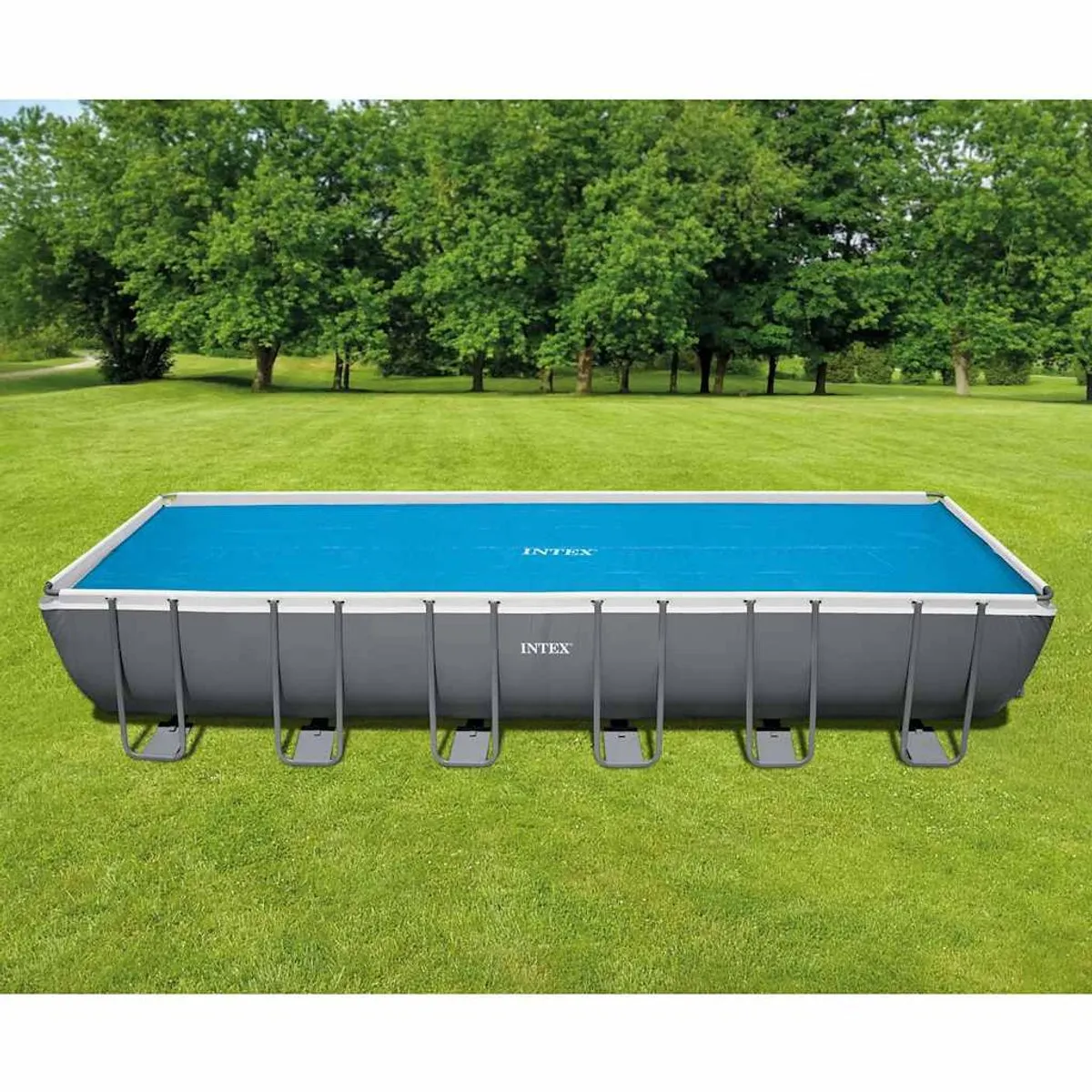 Intex Solar Zwembad Afdekzeil 732x366cm - Blauw - afbeelding 5 van 6