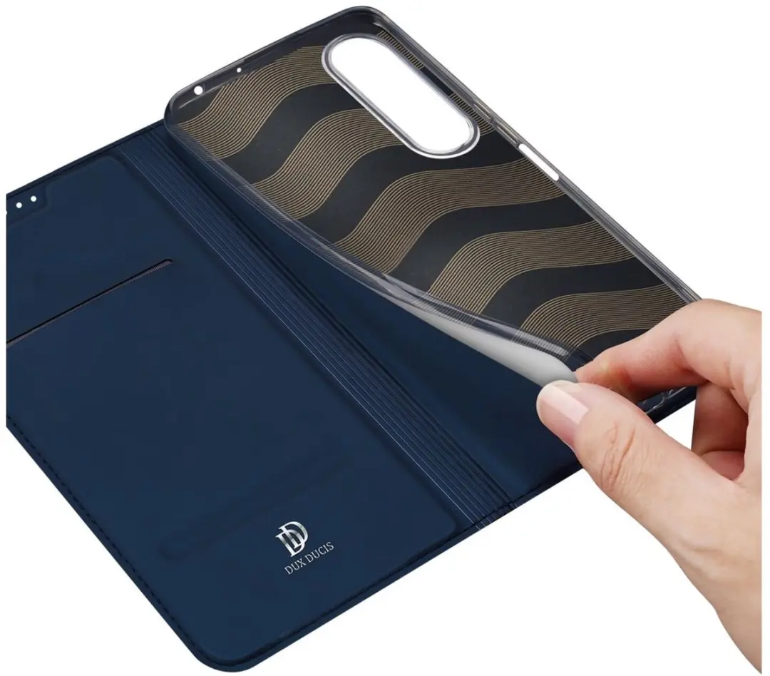Dux Ducis Skin Pro Hoesje Sony Xperia 1 VII - Blauw