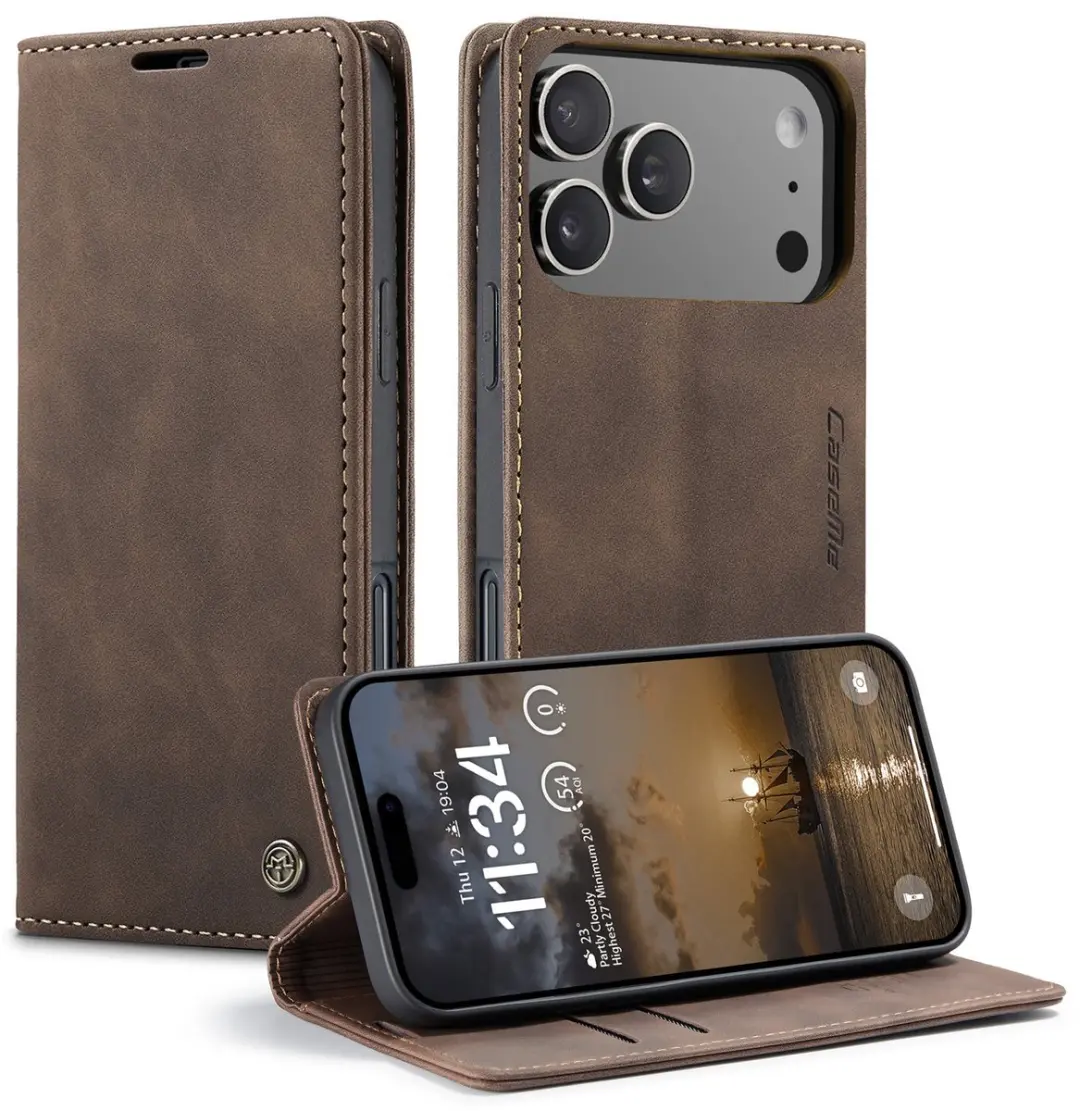 Caseme 013 Book Case iPhone 17 Pro Hoesje