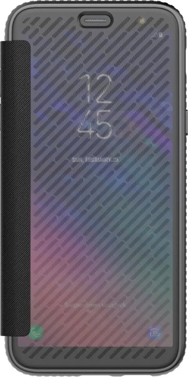 Tech21 Evo Flip Hoesje Samsung Galaxy A6 2018 - Zwart