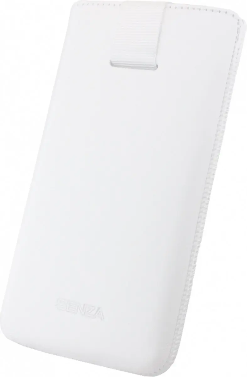 Senza Slide Serie Echt Leer Insteekhoes SEN-LSCW-SIM - 4 Stuks - Wit