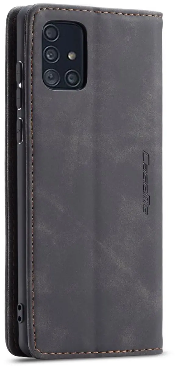 Caseme Book Case Samsung Galaxy A71 - 2 Pasjes - Zwart