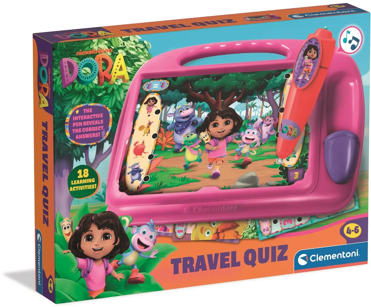Clementoni Dora The Explorer Reisspel Travel Quiz