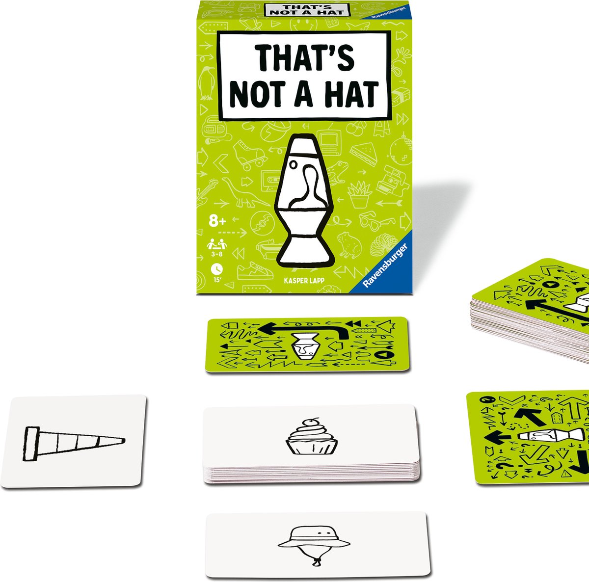 Ravensburger – That’s Not a Hat - Pop Culture | Bluffend Geheugenspel met Iconische Voorwerpen