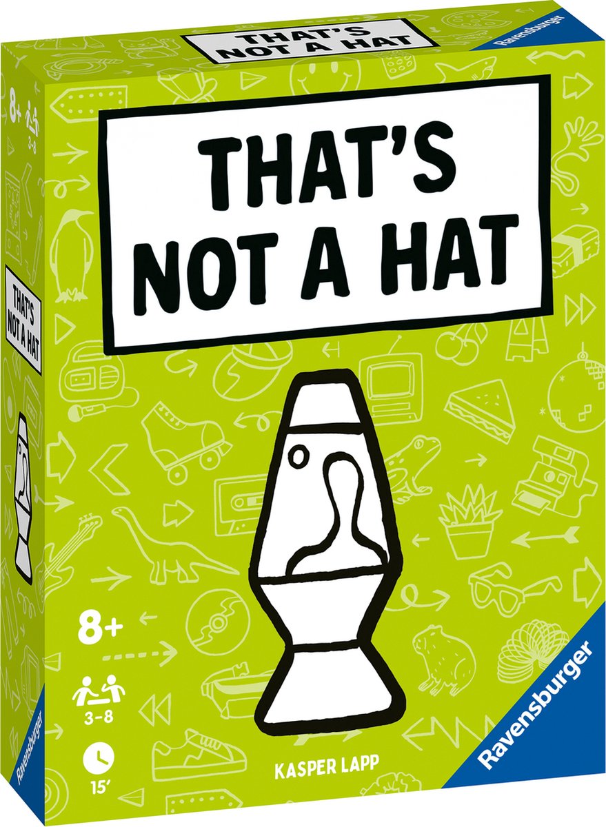 Ravensburger – That’s Not a Hat - Pop Culture | Bluffend Geheugenspel met Iconische Voorwerpen