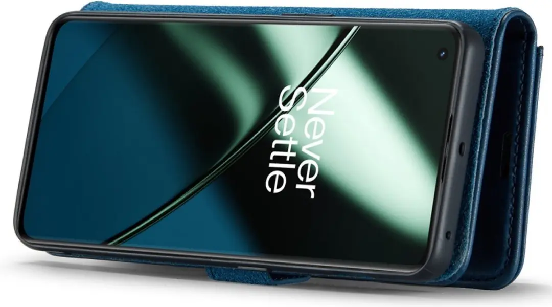 DG.MING Hoesje OnePlus 11 Blauw - 2-in-1 Book Case