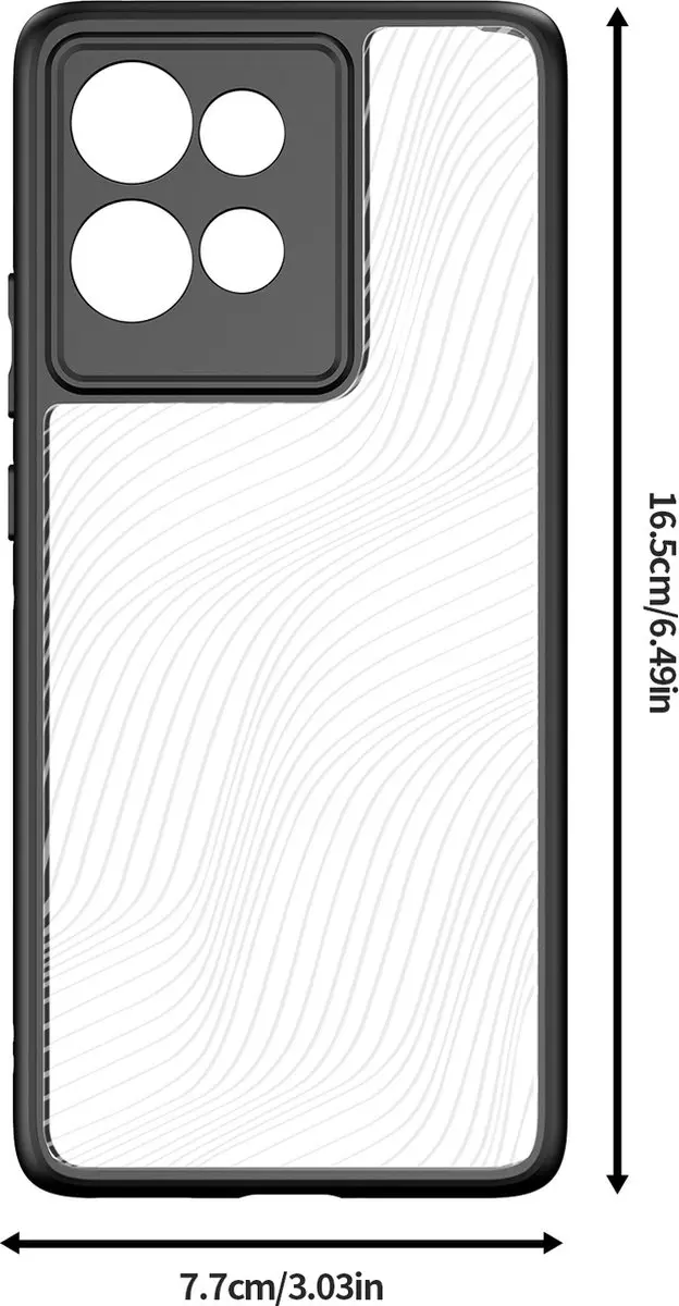 Dux Ducis Aimo Series Telefoonhoesje Motorola Edge 50 - Zwart