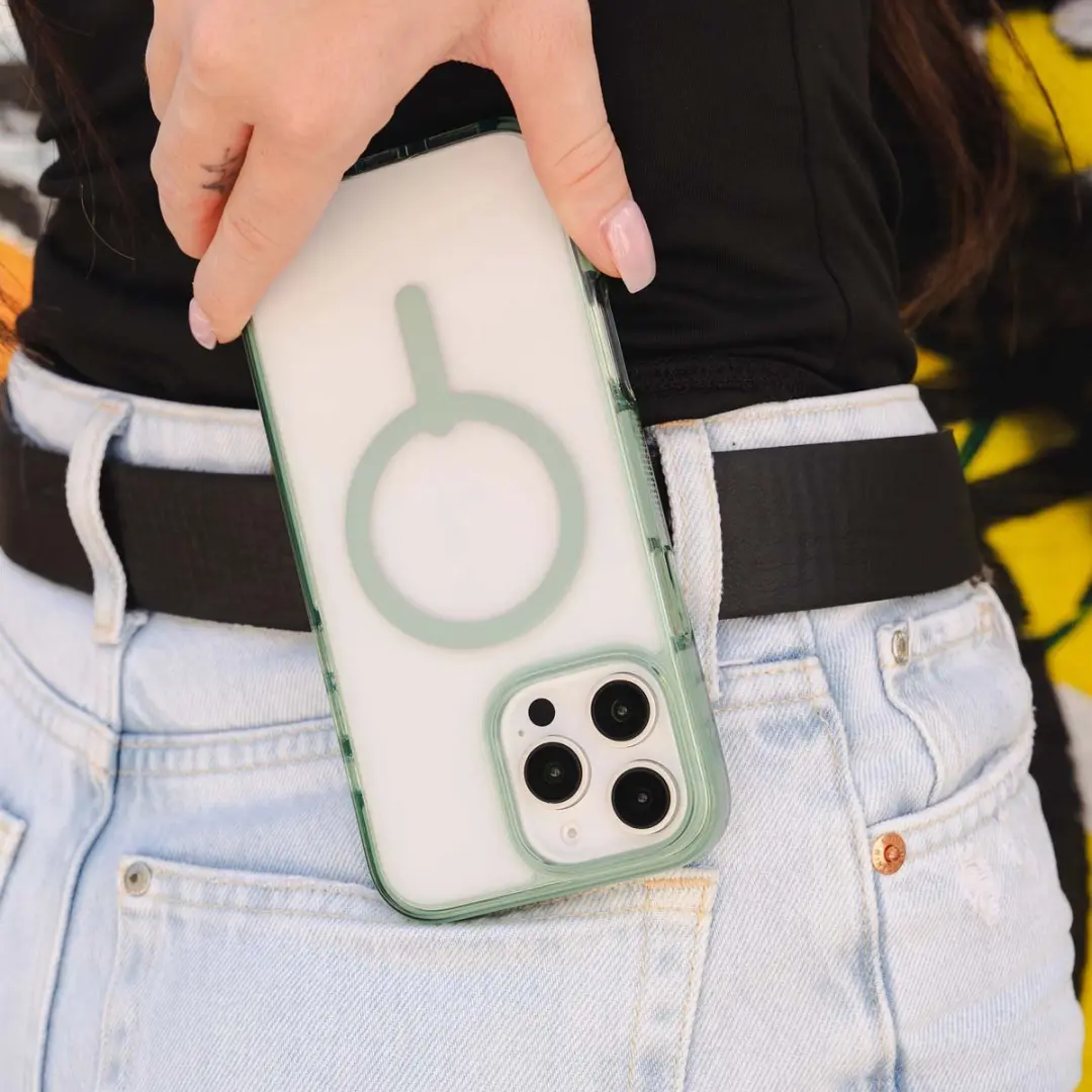 ZAGG Santa Cruz Snap Mag iPhone 16 Pro Max Hoesje - 702315065 - Groen