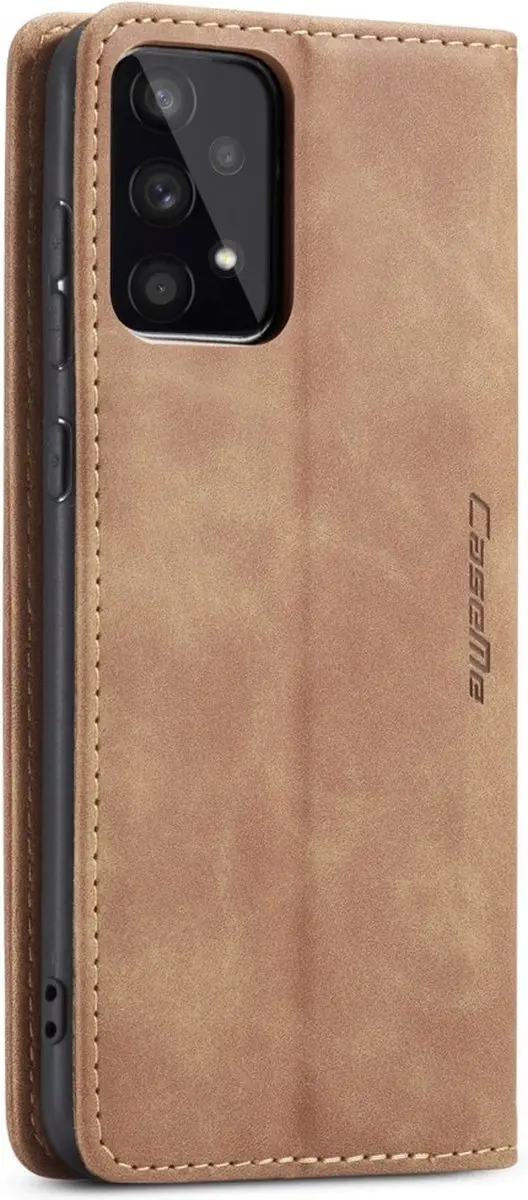 Caseme 013 Book Case Hoesje Samsung Galaxy A53 - Bruin