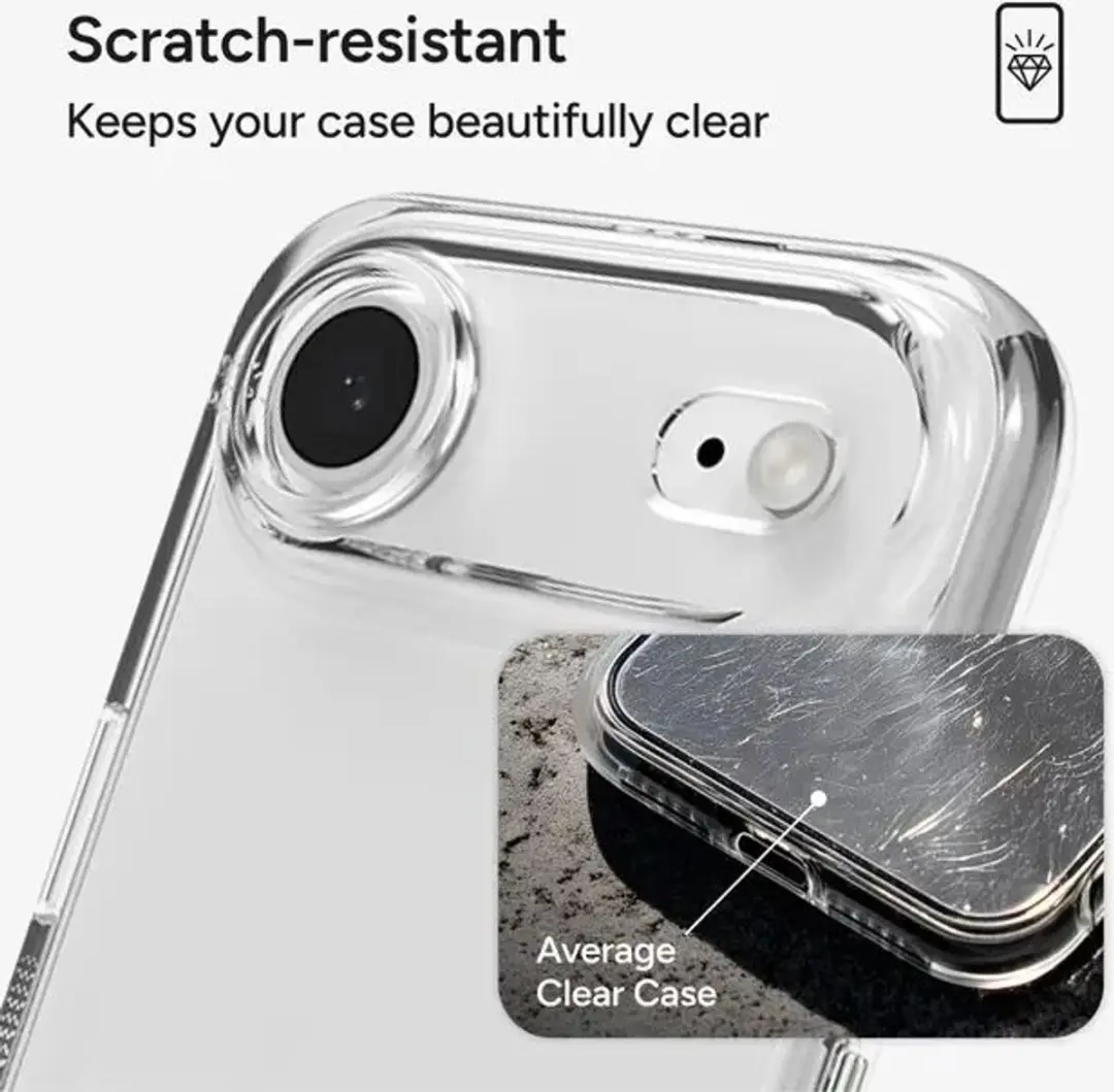 ZAGG Crystal Palace Hoesje 702318853 - iPhone Air - Transparant - afbeelding 6 van 6