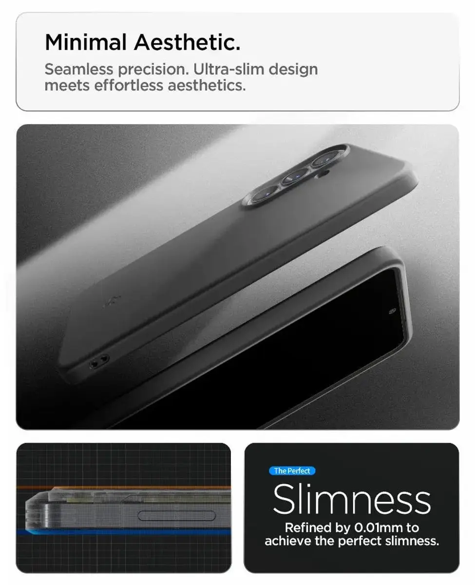 Spigen Thin Fit ACS11396 Hoes - Samsung Galaxy S26 - Zwart