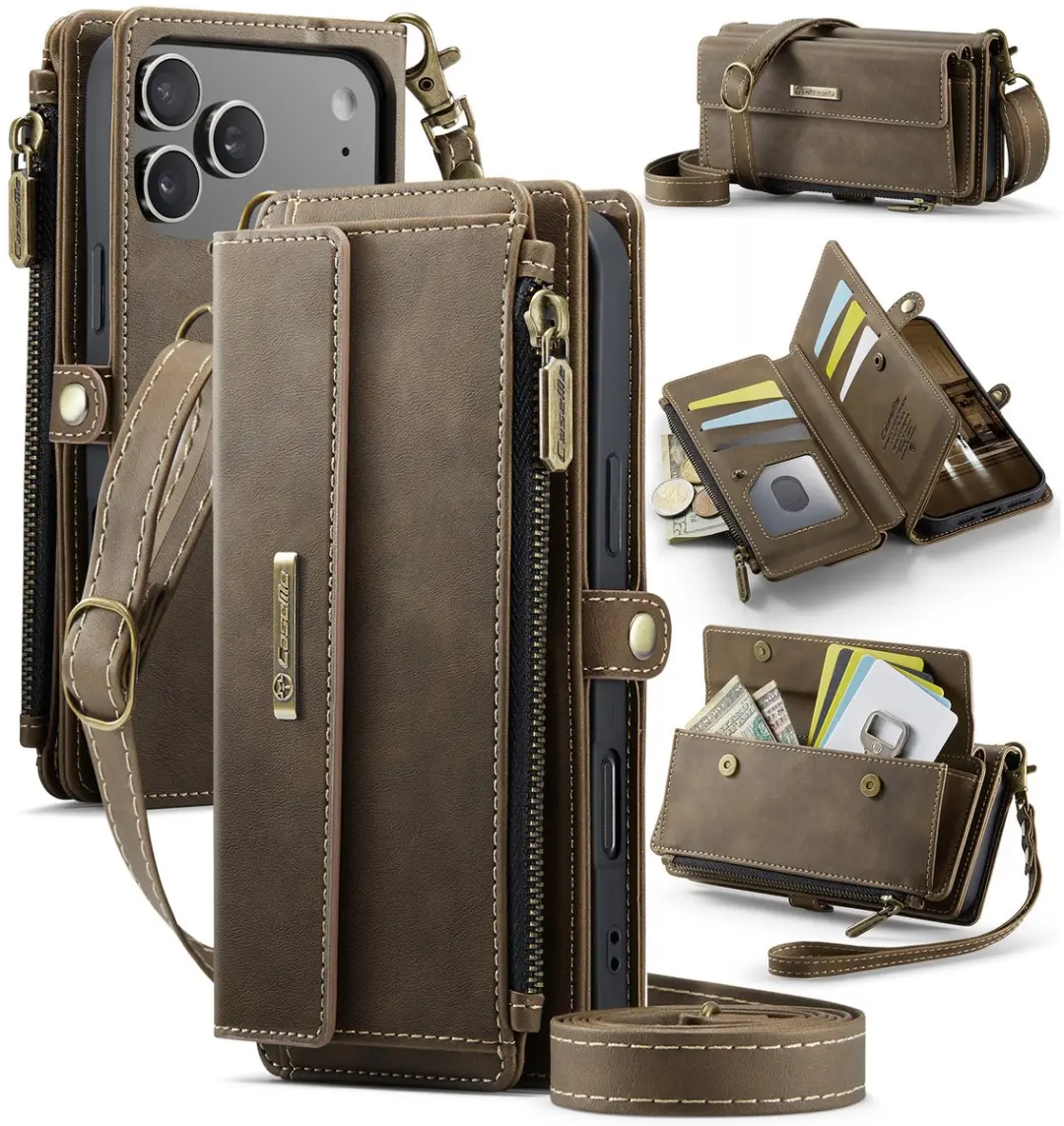 Caseme iPhone 17 Pro Hoesje Portemonnee