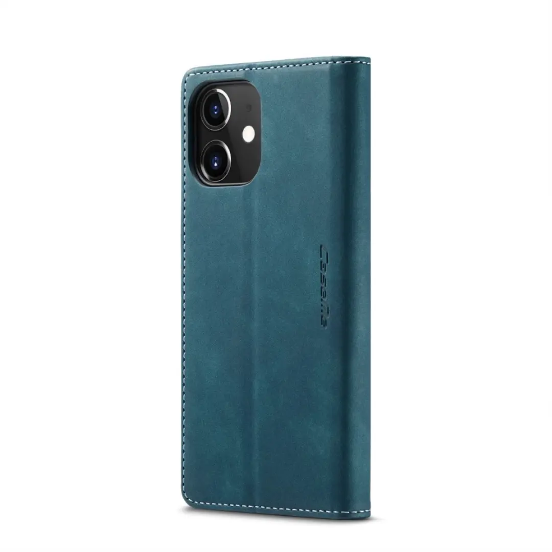 Caseme Book Case iPhone 12/12 Pro Groen - 2 Pasjes