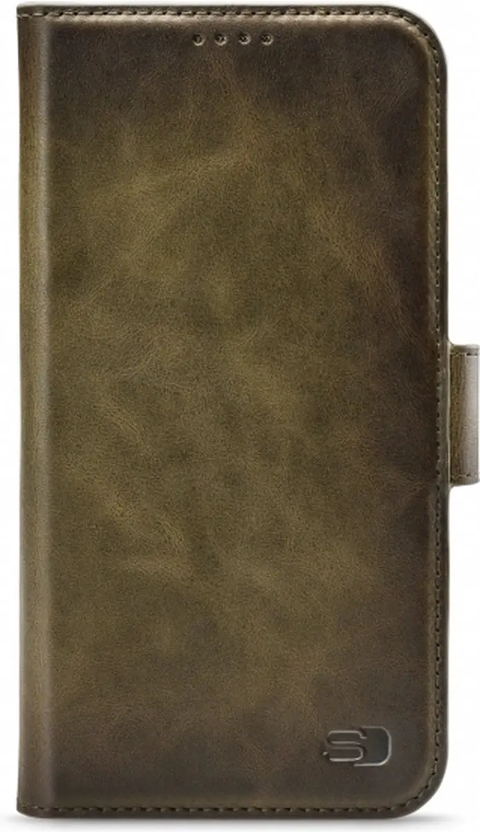 Senza Desire Bookcase Hoesje WALCS1087 - iPhone 11 Pro Max - 5 Pasjes - Burned Olive