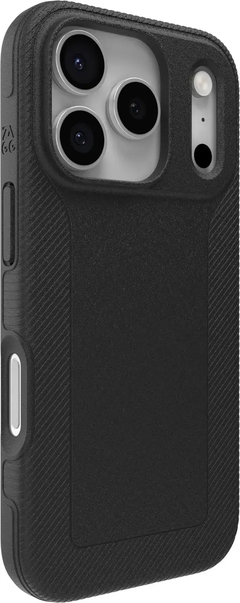 ZAGG Luxe Hoesje iPhone 17 Pro 702318814 - Grafeen Back Cover - Zwart - afbeelding 6 van 6