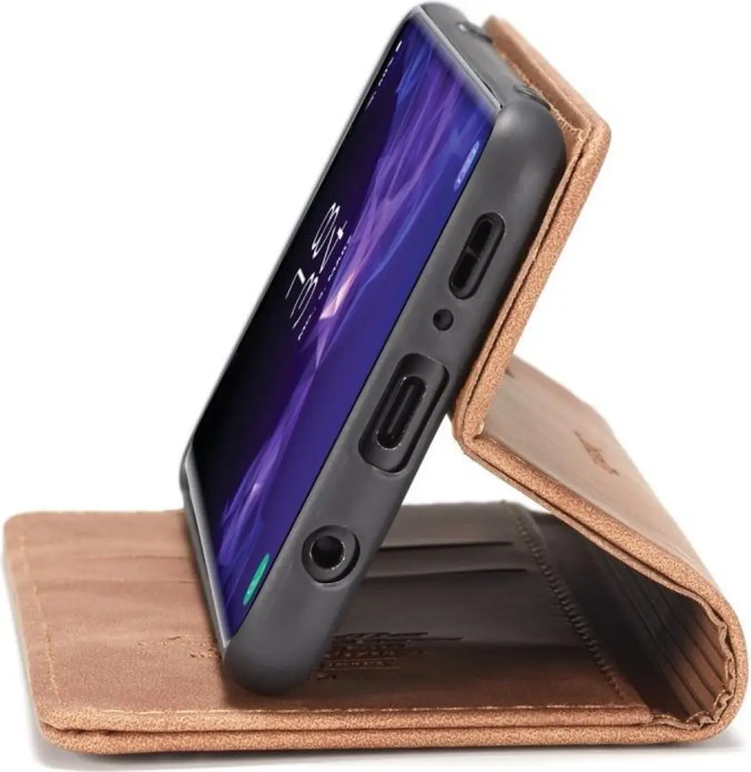 Caseme Book Case Samsung Galaxy S9 - Bruin