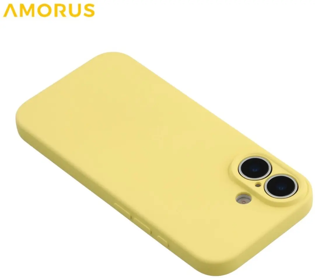 Amorus iPhone 17 Hoesje - Sand Yellow - afbeelding 6 van 6