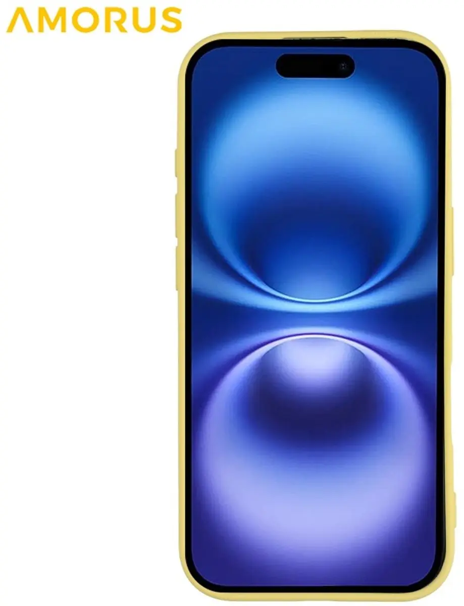 Amorus iPhone 17 Hoesje - Sand Yellow