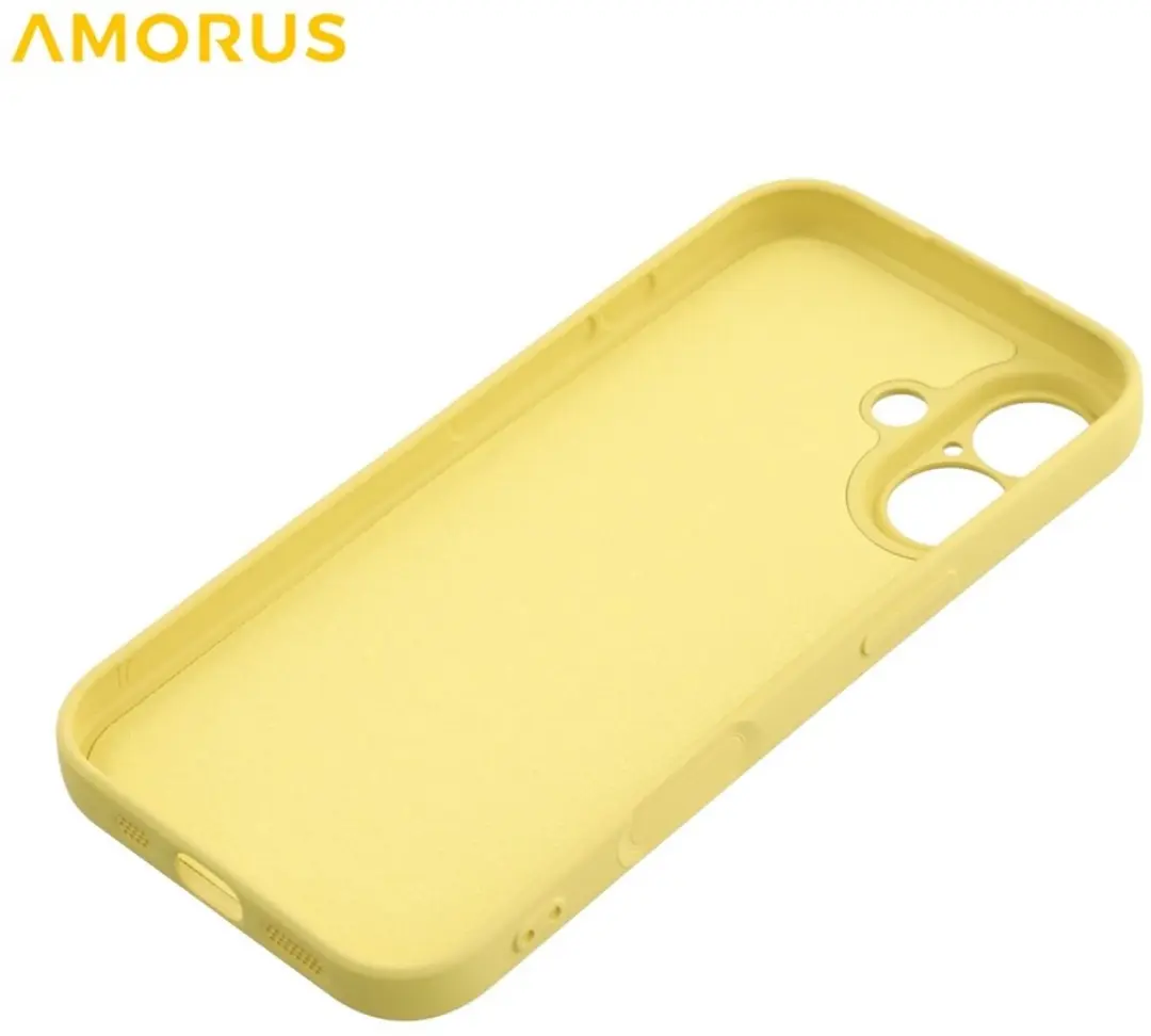 Amorus iPhone 17 Hoesje - Sand Yellow