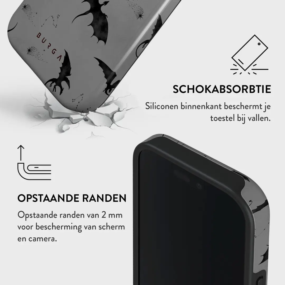 Burga Tough MagSafe Hoesje iPhone 16 Pro - Draco