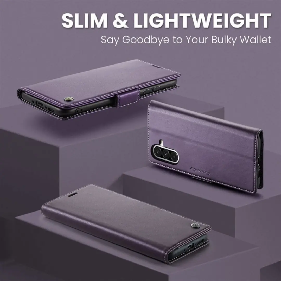 Caseme Wallet Case Samsung Galaxy A36 5G - Paars - afbeelding 6 van 6