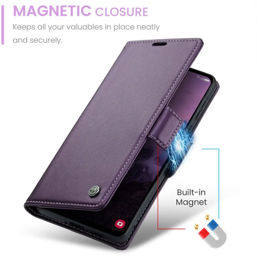 Caseme Wallet Case Samsung Galaxy A36 5G - Paars