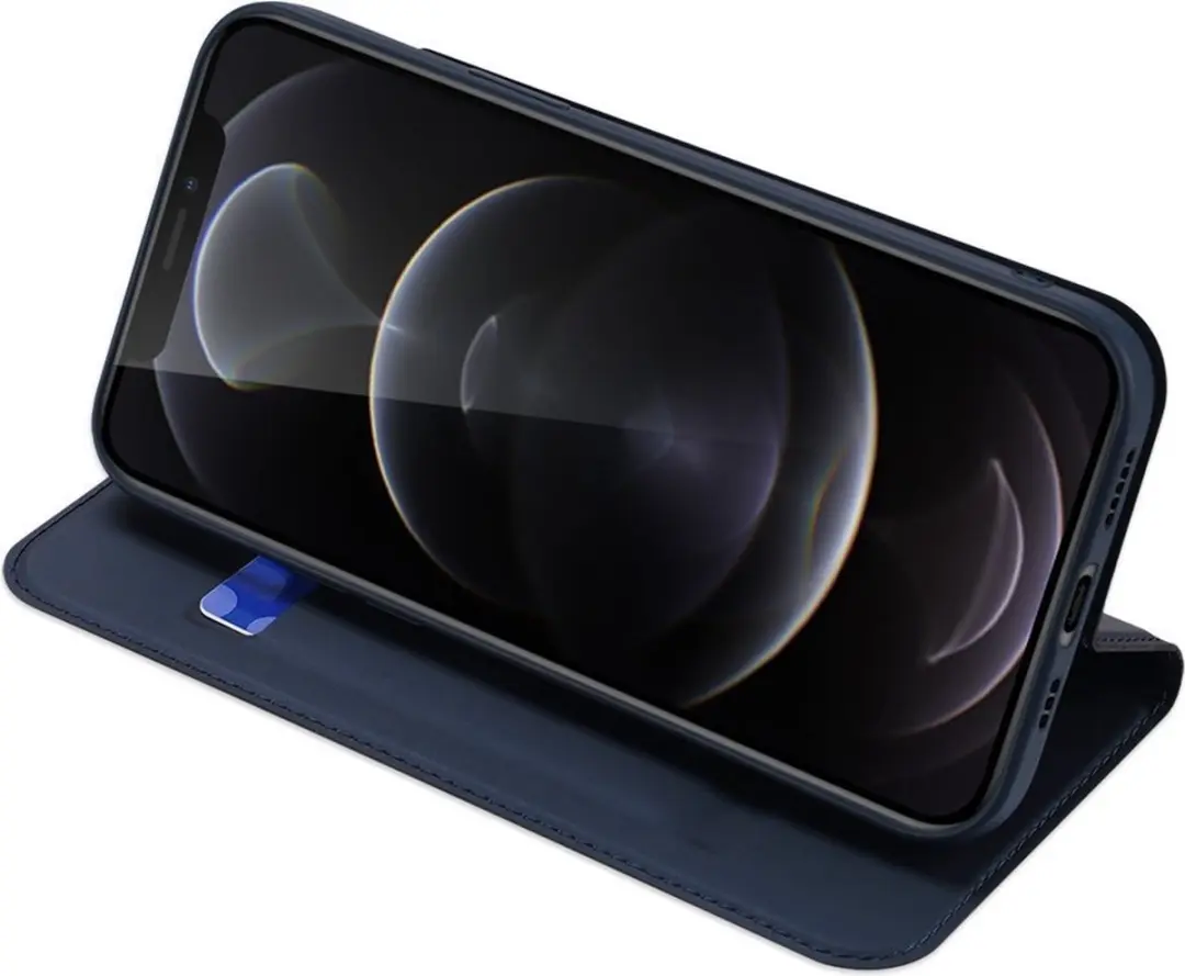 Dux Ducis Wallet Case Slimline iPhone 13 Pro IP13P-08 - Donkerblauw - afbeelding 6 van 6