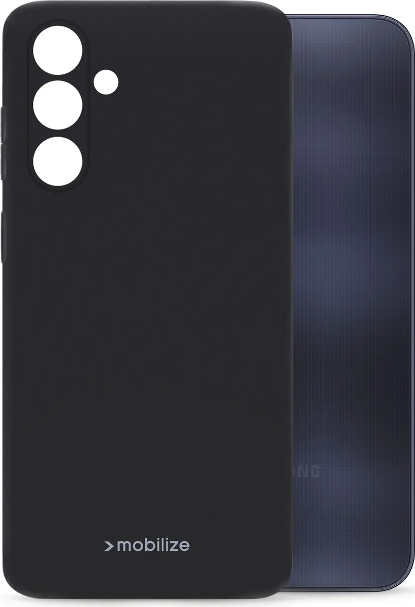 Mobilize Galaxy A25 Telefoonhoesje - TPU Zwart - MOB-RGCMB-GALA255G