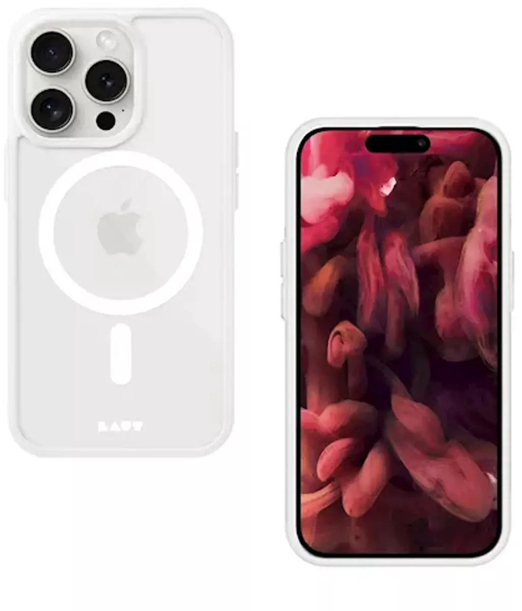 Laut Huex Protect MagSafe Hoes iPhone 15 Pro Max - Wit