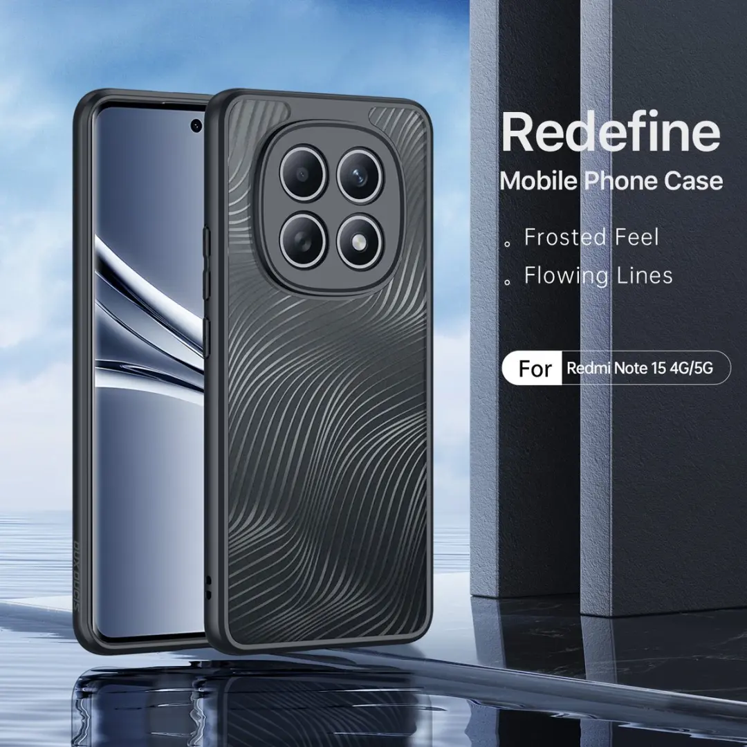 Dux Ducis Aimo Series Hoesje - Xiaomi Redmi Note 15/Poco M8 - Zwart - afbeelding 6 van 6