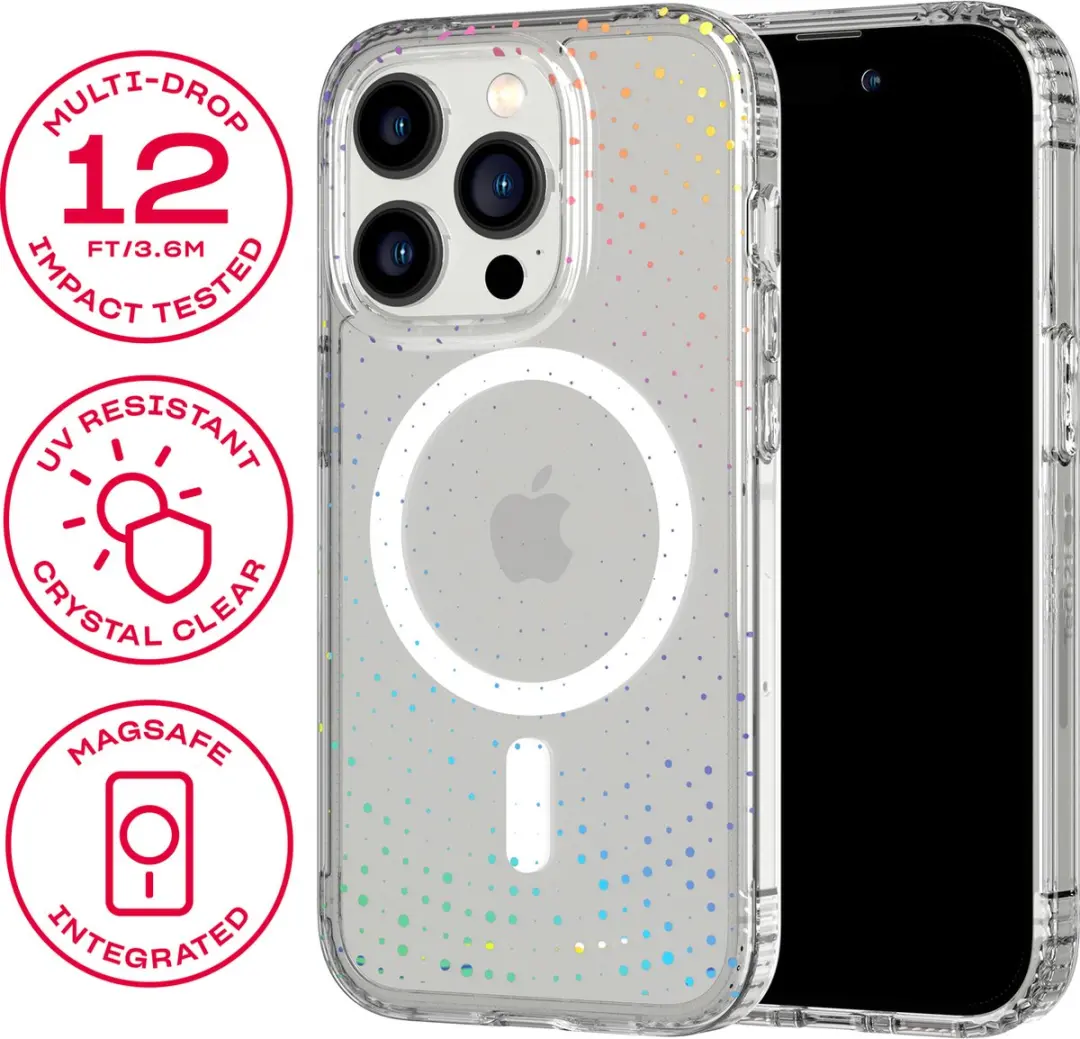 Tech21 Evo Sparkle iPhone 14 Pro Hoesje