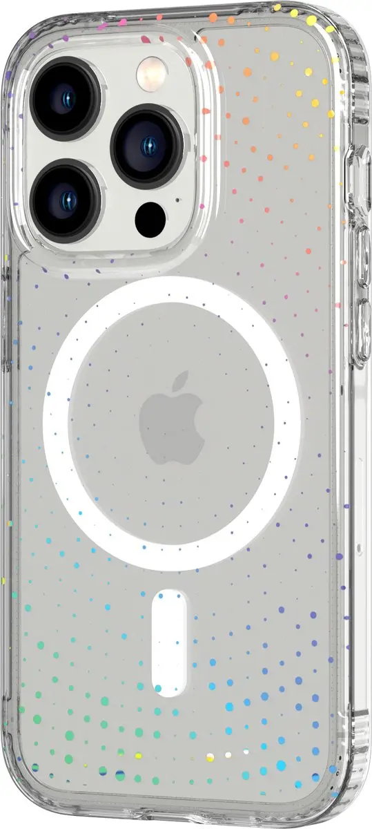 Tech21 Evo Sparkle iPhone 14 Pro Hoesje - T21-9702 - Holografisch Glitter