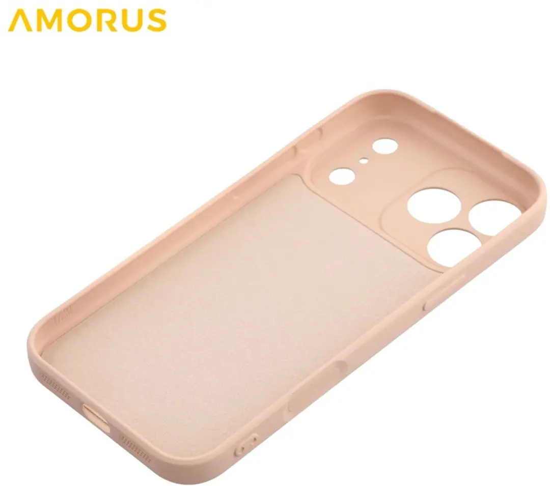 Amorus Hoesje iPhone 17 Pro Max Soft Amber
