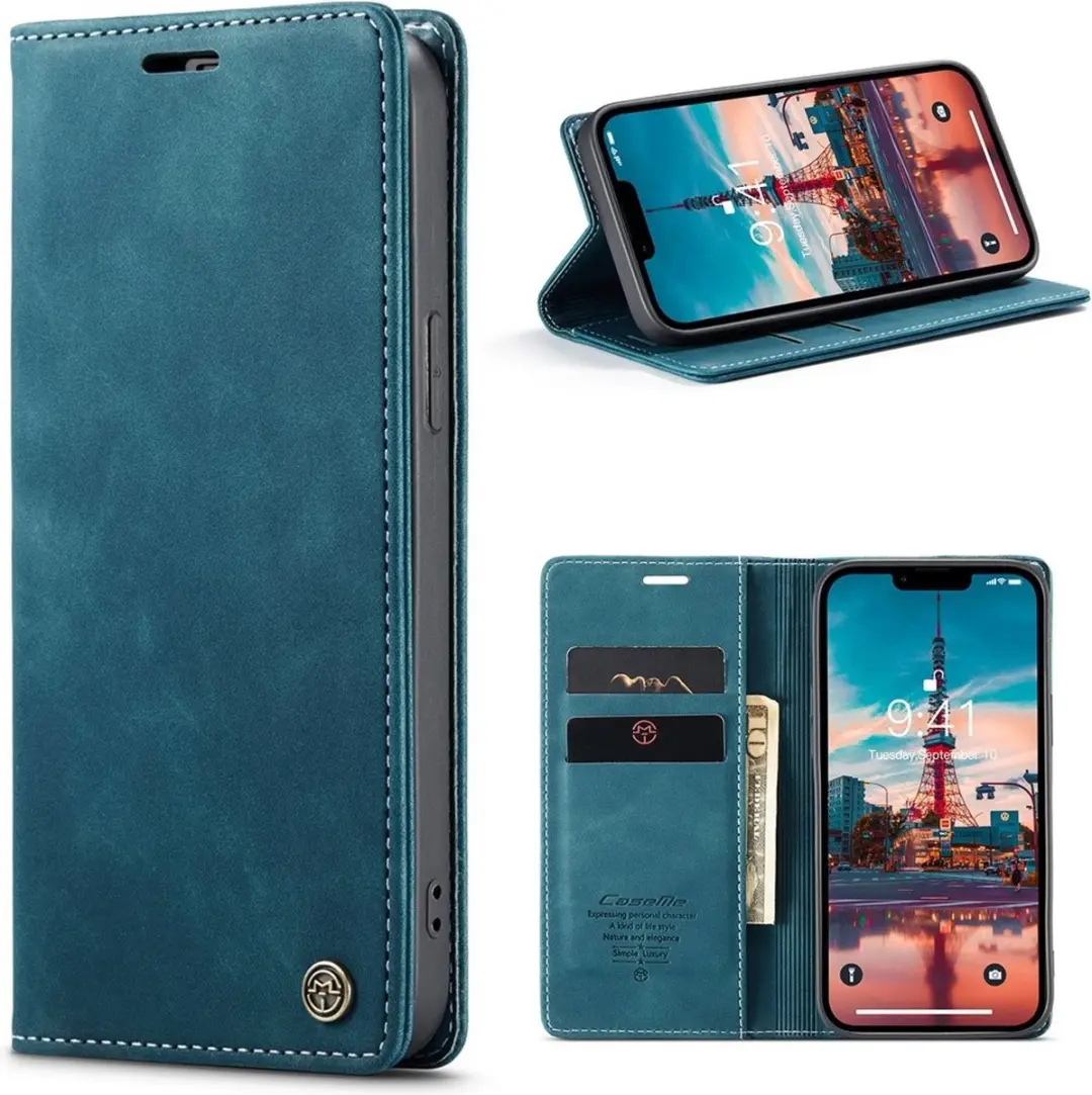 Caseme 013 Book Case iPhone 15 Hoesje