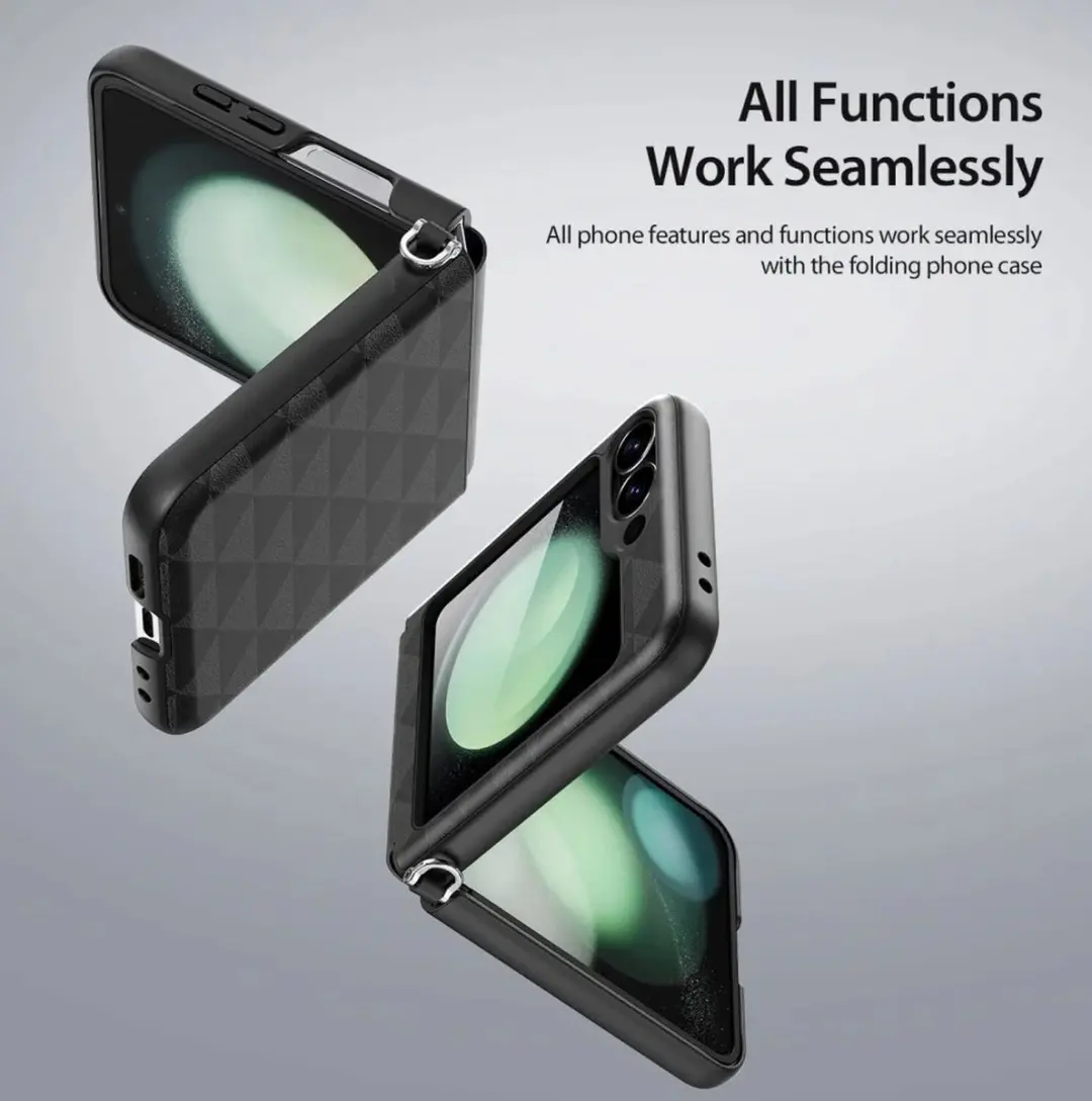Dux Ducis Fitt Hoesje Samsung Galaxy Z Flip 6 - Zwart