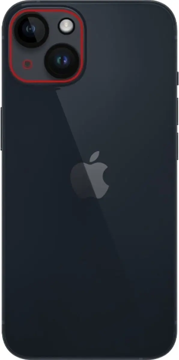 Mobilize iPhone 14 Glazen Camera Protector - Case Friendly