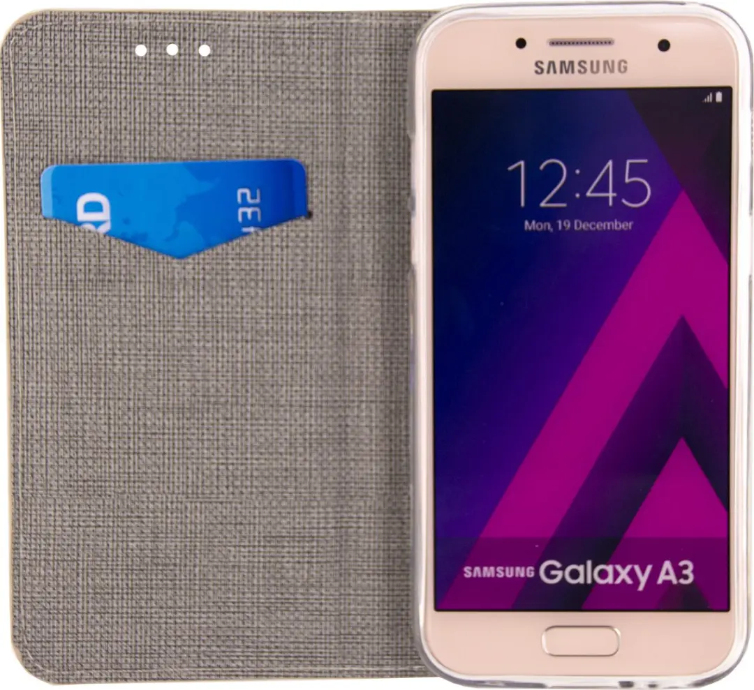 Mobilize Premium Gelly Bookcase Portemonnee MOB-PGBCAPB-GALA317 - Samsung Galaxy A3 (2017) - Bruin