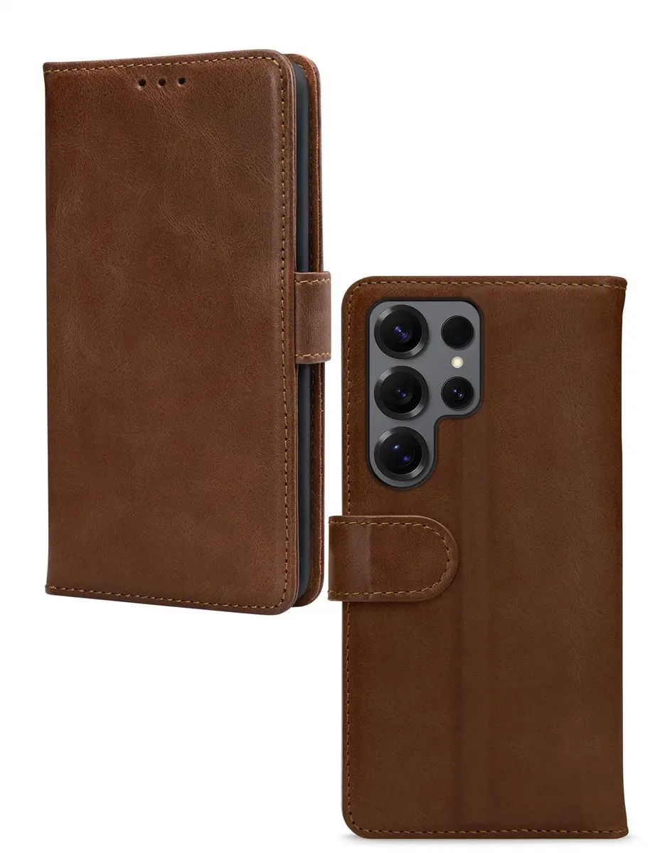 Mobilize Wallet Bookcase Hoesje Samsung Galaxy S25 Ultra - Bruin