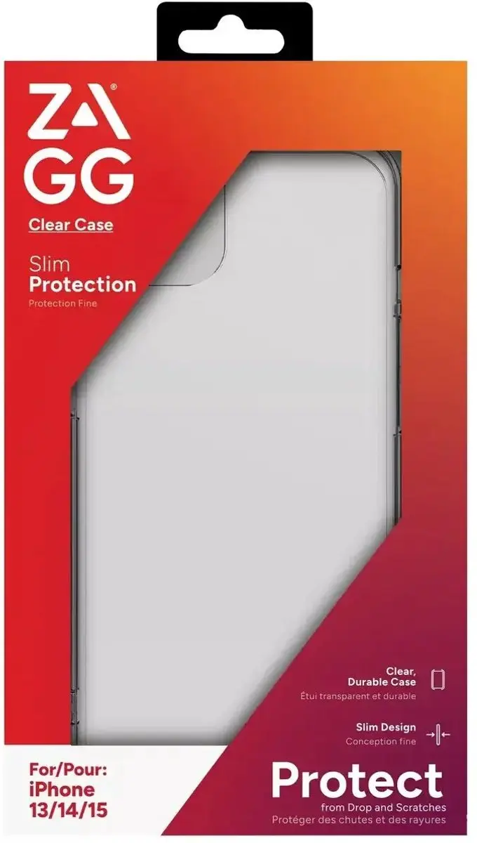 ZAGG Hoesje iPhone 13/14/15 - Transparant