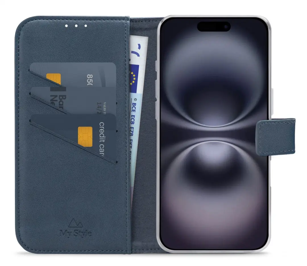 My Style MSFWLT1618 Telefoonhoesje iPhone 16 Plus - Blauw
