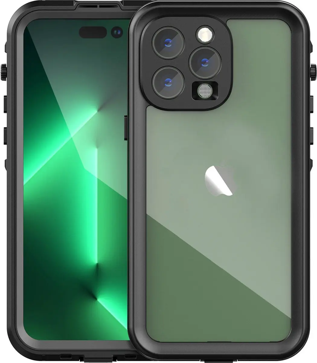 Redpepper Dot Plus Waterproof Backcover iPhone 14 Pro Max - Zwart