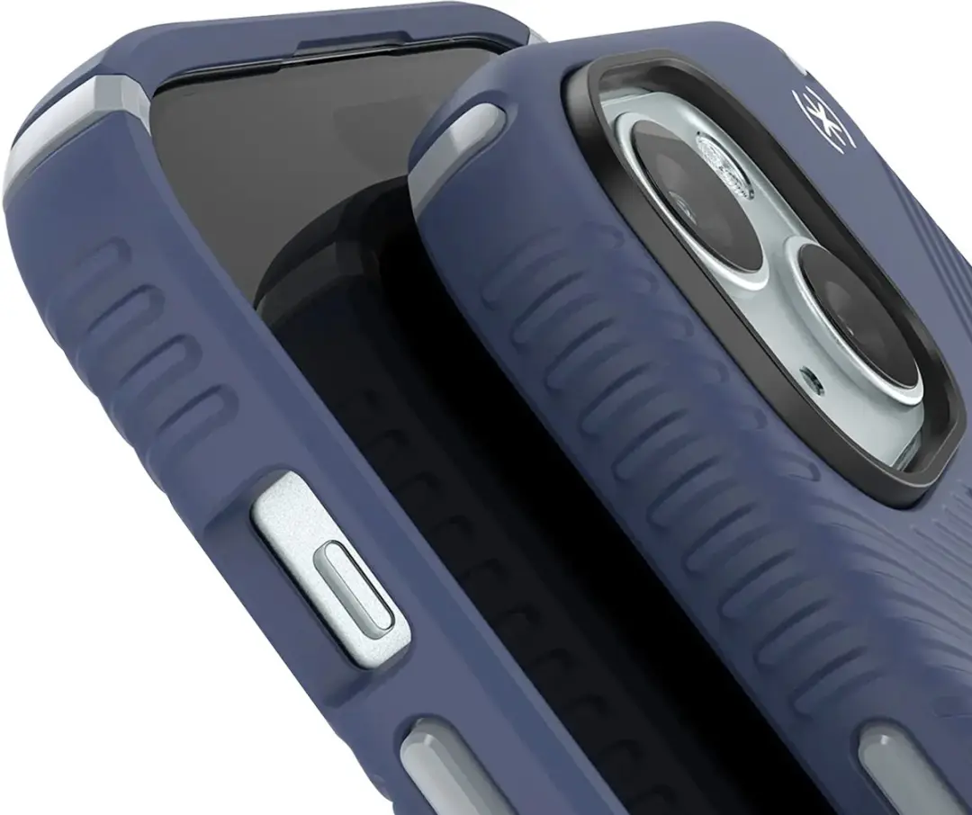 Speck Presidio2 Grip Click-Lock iPhone 15/14 Plus Hoesje - Nachtblauw