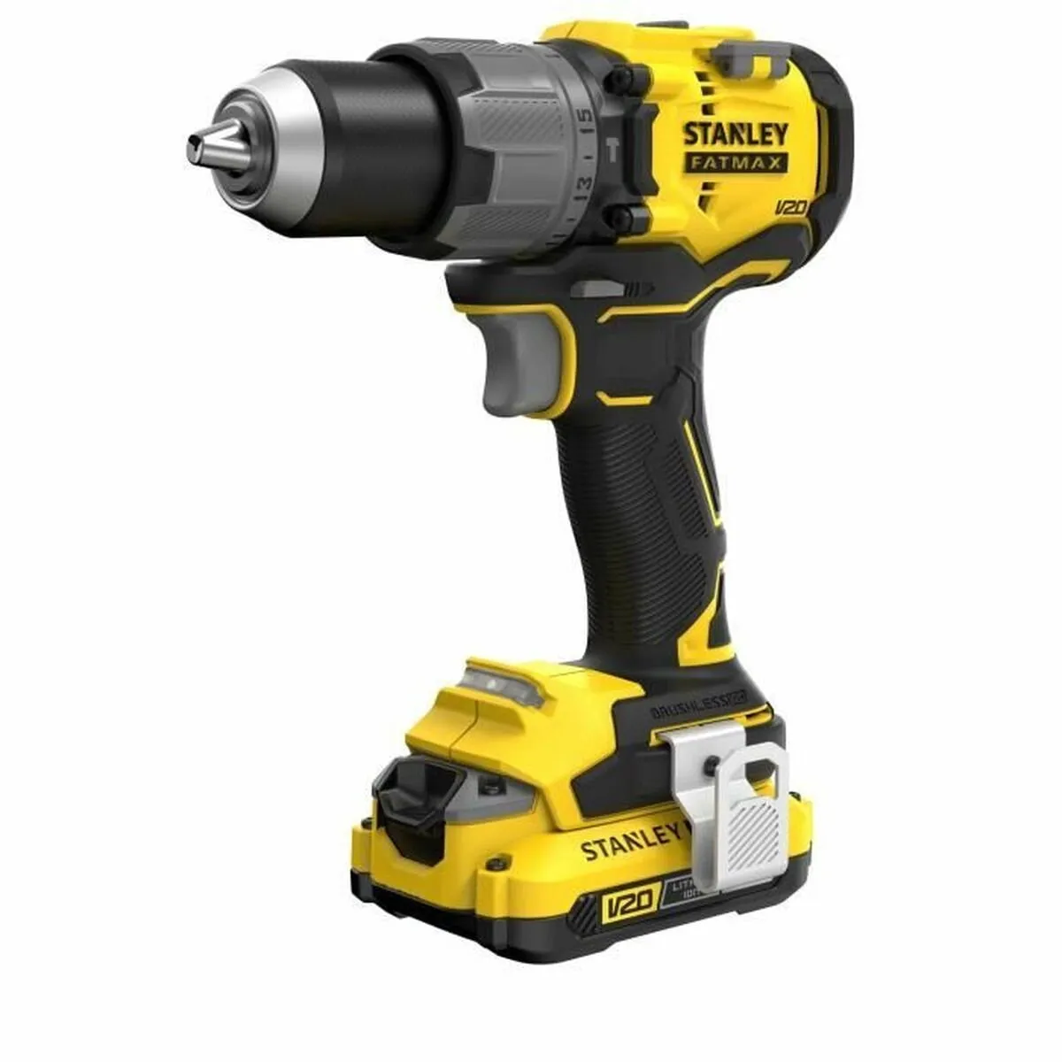 Stanley 18V ACCU-klopboor/schroefmachine SFMCD725D2K-QW - 2x 2.0Ah