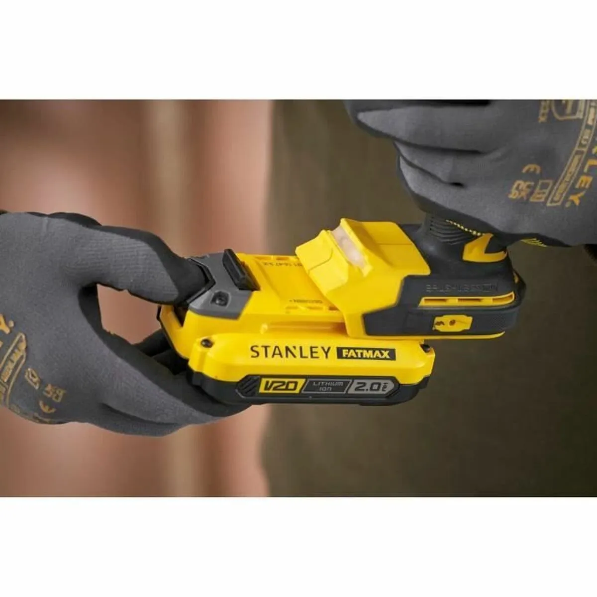 Stanley 18V ACCU-klopboor/schroefmachine SFMCD725D2K-QW - 2x 2.0Ah - afbeelding 6 van 6
