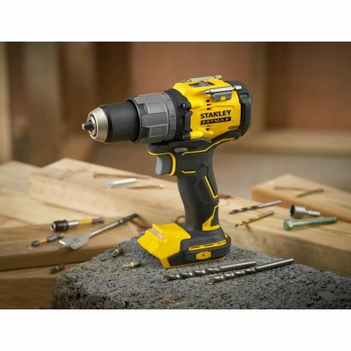 Stanley 18V ACCU-klopboor/schroefmachine SFMCD725D2K-QW - 2x 2.0Ah