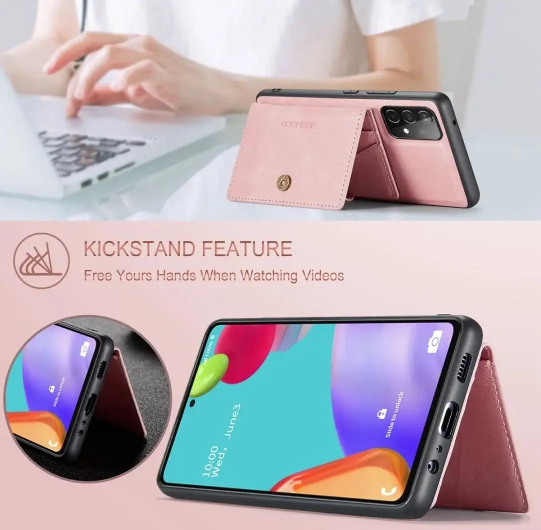 Caseme JH-01 Hoesje Samsung Galaxy A33 - Roze