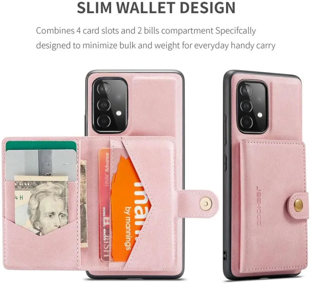 Caseme JH-01 Hoesje Samsung Galaxy A33 - Roze