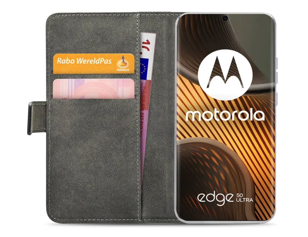Mobilize Classic Gelly Wallet Bookcase Motorola Edge 50 Ultra - Zwart